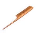 Professional Natural Peachwood Barber Wood Rat Tail Hair Grooming Comb