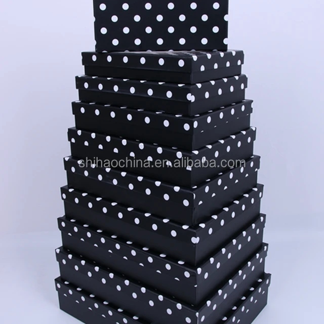 607 Shihao Paper Gift Handmade Flat Stackable Carton Box