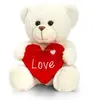 Free Sample Wholesale Factory Soft Plush red heart teddy animal toy Stuffed teddy bear toy holding red heart