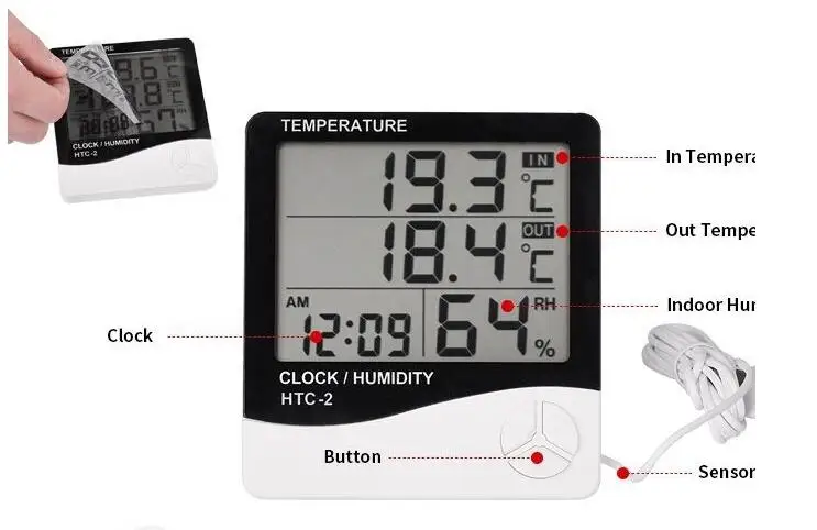 digital barometer hygrometer hygrometer thermometer psychrometer Hygrometer temperature and humidity sensor