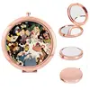 2019 best gifts double sided folding compact mirror custom cosmetic travel mirror