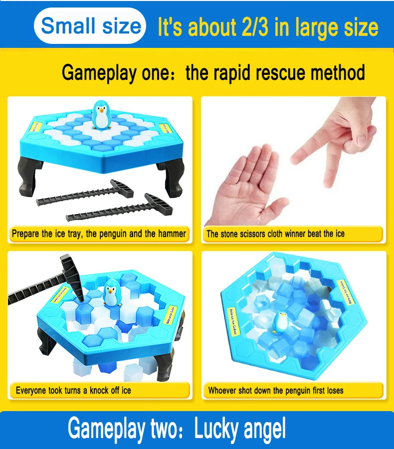 2017 hot sale intelligence children toy save penguin on ice trap