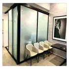 Folding screen room divider interior decorative The Bathroom Living Room Office Glass Partition Wall