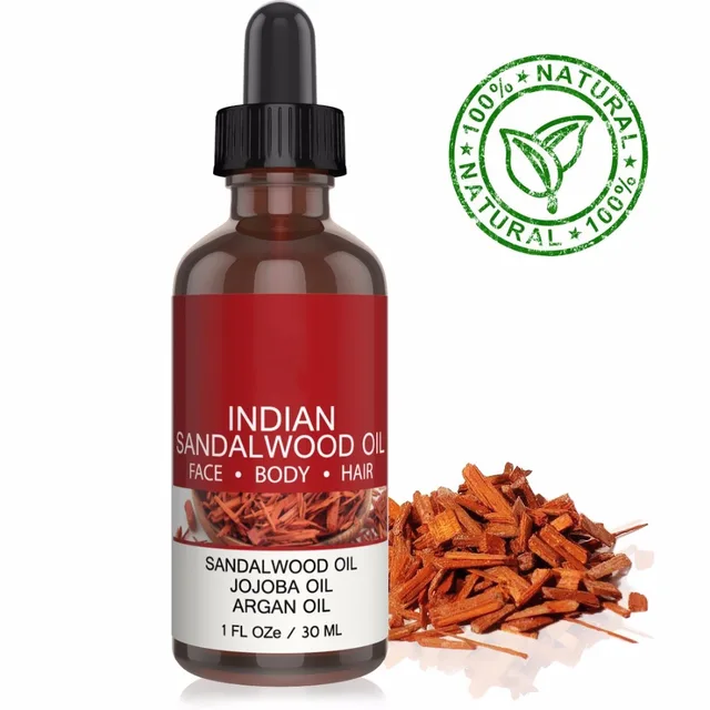 private label 100% pure nature indian sandalwood oil in jojoba