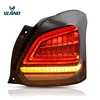 2019 new Car LED taillight for Suzuki Swift Tail Lamp 2017 2018 2019 Swift Tail lamp moving signal+DRL+Reverse light