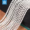Crystal diamond rhinestone cup chain trimming strass cup chain