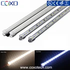 12v 24v 5630 5730 smd リジッド led ストリップアルミプロファイルとプラスチックカバー