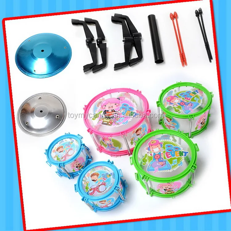 2015 Latest Cheap Kids Plastic Drum Set Toy Gift Best Selling In Eup