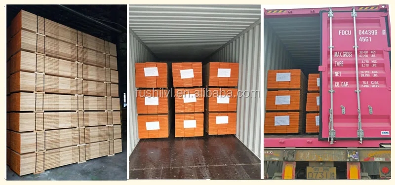 42*230MM waterproof construction material Pine LVL scaffolding board for New Zealand market