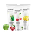 Korea acne treatment aloe vera cleanser moisturizing fresh face wash foam
