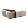 High End Leather Office Luxury Modern Executive L-shaped Desk