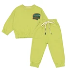 2019 new Korean autumn men's handsome leisure coat and fashionable kids clothes are two pieces clothing boy