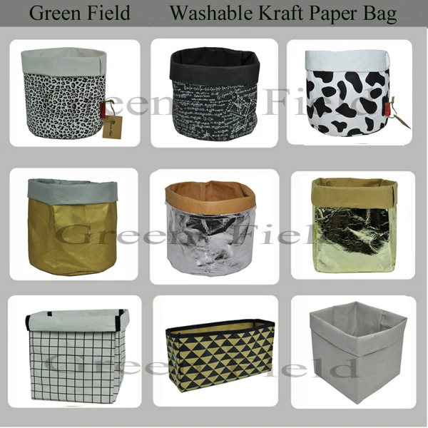 brown washable craft paper grow bag,brown washable craft paper