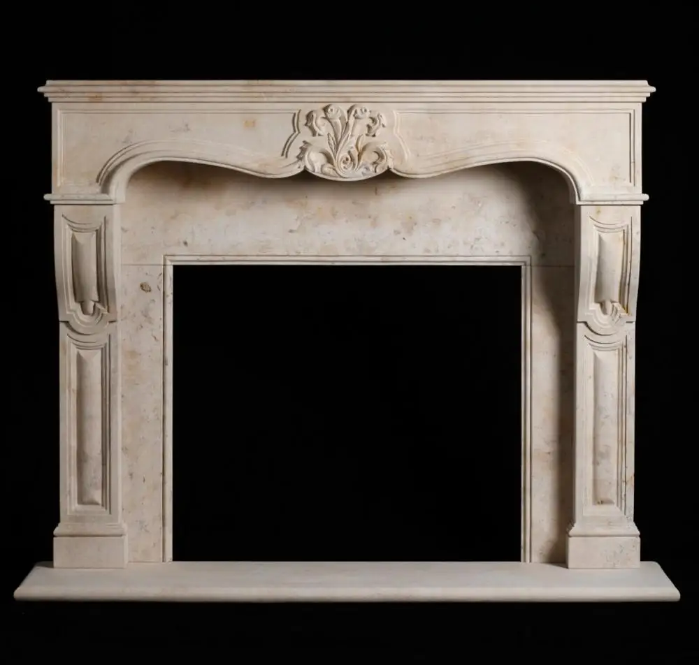 Luxury Girl And Column Modern Marble Of Fireplace Mantels Buy