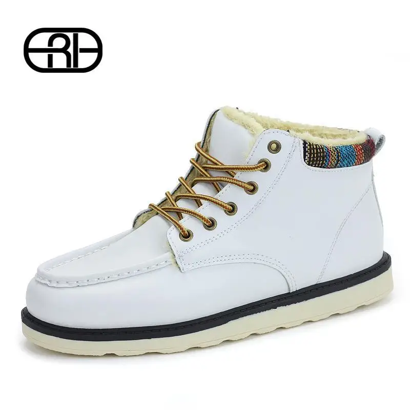 white winter boots mens
