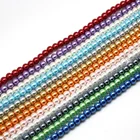 China bead manufacturer glass pearls wholesale jewelry, 8mm round glass beads imitation pearl beads