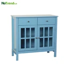 2 Drawer +2 Door Storage Cabinet With Shelf Sideboard Table for Living Room Kitchen