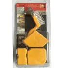 Sealant Scraper Silicon Sealant Trowel Caulking Tool Kit 3pcs Scrapers & Brush&Stainless Steel Removal Tool