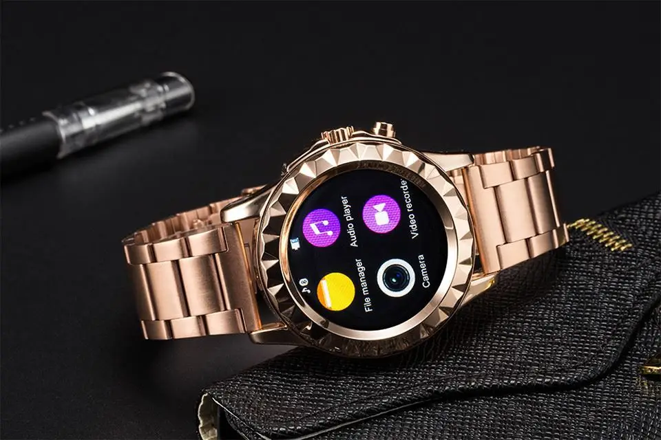 LF08 Bluetooth Smart Watch Fashion Wrist Smartwatch Heart Rate Thermometer UV Measurement for IOS Android Phone Mate