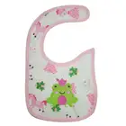 Cute design three layers cotton baby bibs waterproof cartoon infant drool bib