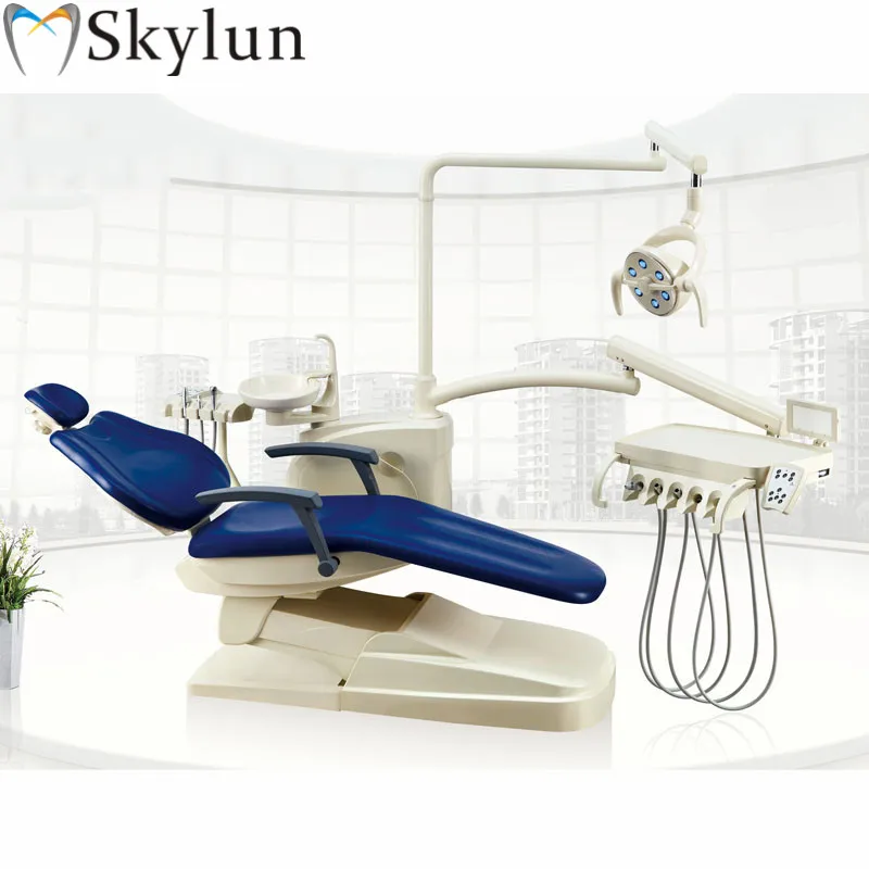 Dental equipment Effective Cost and Reliable Dental Chair with Dentist's stool