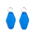 High Quality Printed Type And Durable Style Promotion Souvenir Custom Blank Plastic Hotel Key Tag