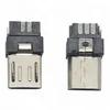 High quality 5 Pin male micro usb connector for 13.5mm