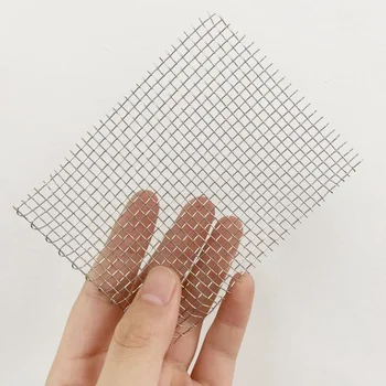 Griddle quarry mesh 30x30 15x15 6x6 3x3 stainless steel crimped wire mesh screen hot selling