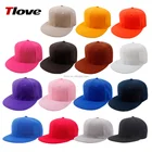 Hip Hop Flat Bill Cap in 100% Acrylic Sport Cap Baseball Cap