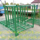 Heavy Duty Steel Warehouse Foldable Storage Metal Stacking Rack