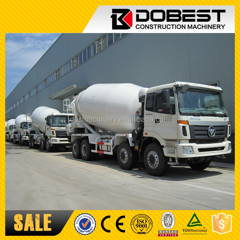 Hot Selling FOTON AUMAN Concrete Mixer Truck 8M3 10M3 12M3