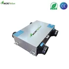 Bidirectional heat recovery ventilation system for smoking room