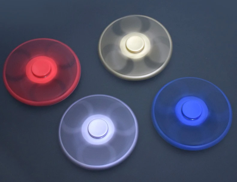Fidget Bluetooth Spinner speaker with LED light & TF card Player Wireless Music Fingertips Metal Gyro Spinning Decompression Toy - ANKUX.COM
