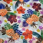 Floral printed satin wholesale fabric satin fabric at price