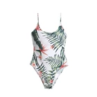New Design Baby Girls Tropica Printed Beachwear Adorable Kids Strap Swimwear