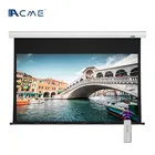 OEM/ODM PVC white Matt projection screen Automatic Projector Screen/Motorized Electric Projection Screen