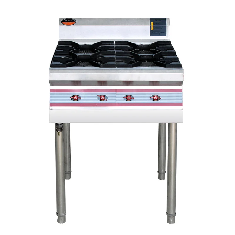 4 /6 /8 Head Gas Burner Cooktops Freestanding Type LPG/Natural Gas Burners for Home / Restaurant