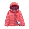 Outdoor windproof winter Children hoodie padded nylon waterproof kids down jacket