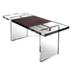 Transparent Square Acrylic Dining Table
