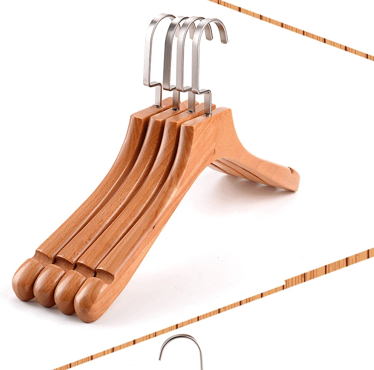 Hot selling wooden child hanger wooden clothing hanger wood pants hanger