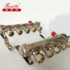 2018 hot selling brass water manifold for under floor heating system Chinese patent product