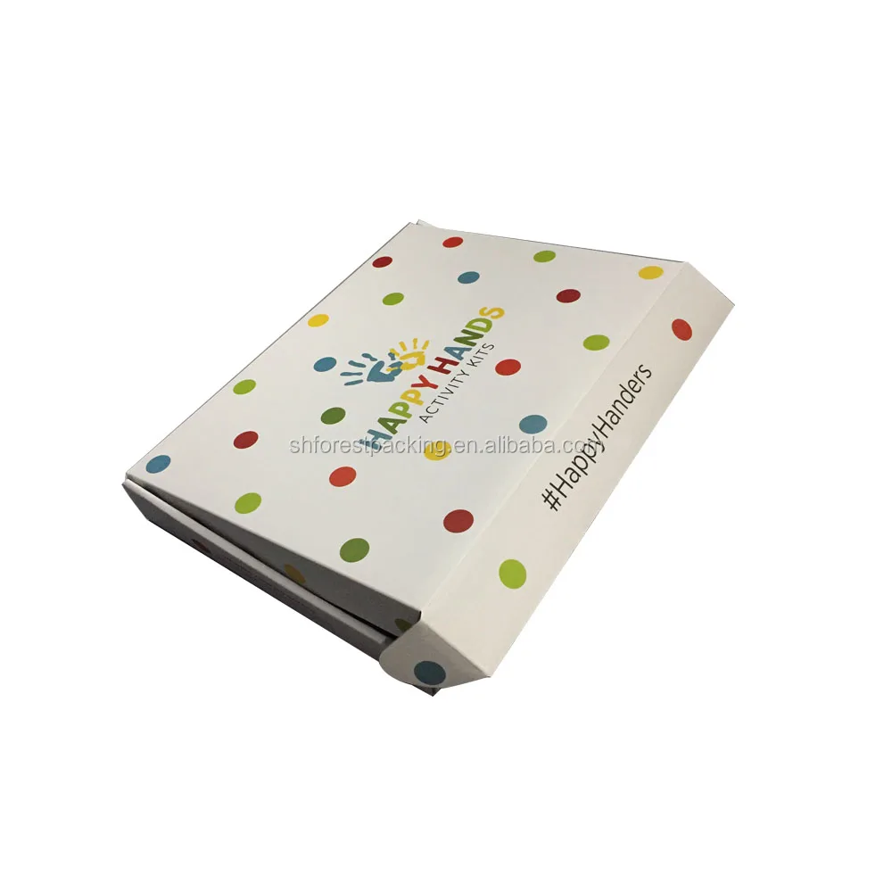 custom printed folding cardboard double retail packaging gift