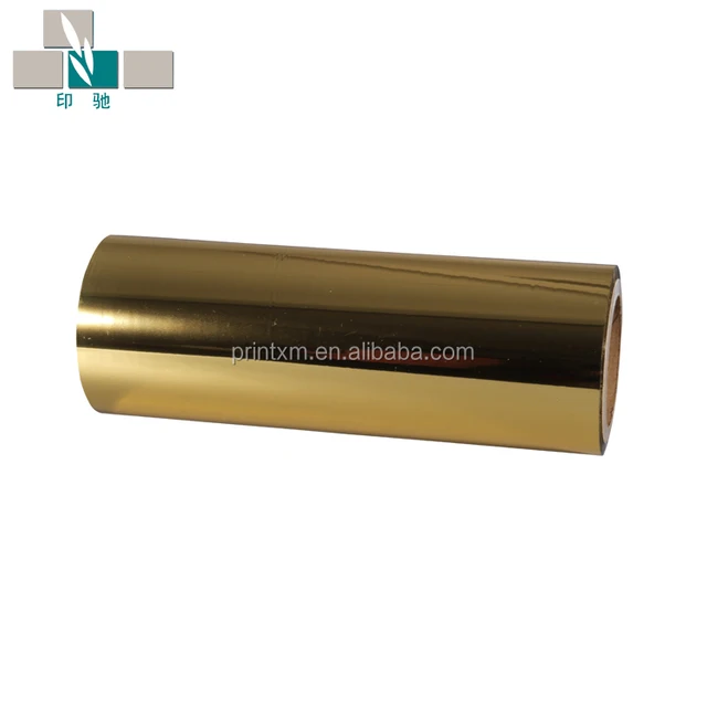 metalised pet thermal lamination film silver and gold