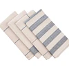 Denim and Cotton Kitchen Towels Set of 4