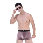 Customized wholesale bamboo trackless mens sexy boxer briefs for men