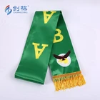 high quality free sample wholesale football scarves suppliers maker shop printed football scarves