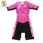 sublimation cycling clothing Mid sleeve women cycling jersey