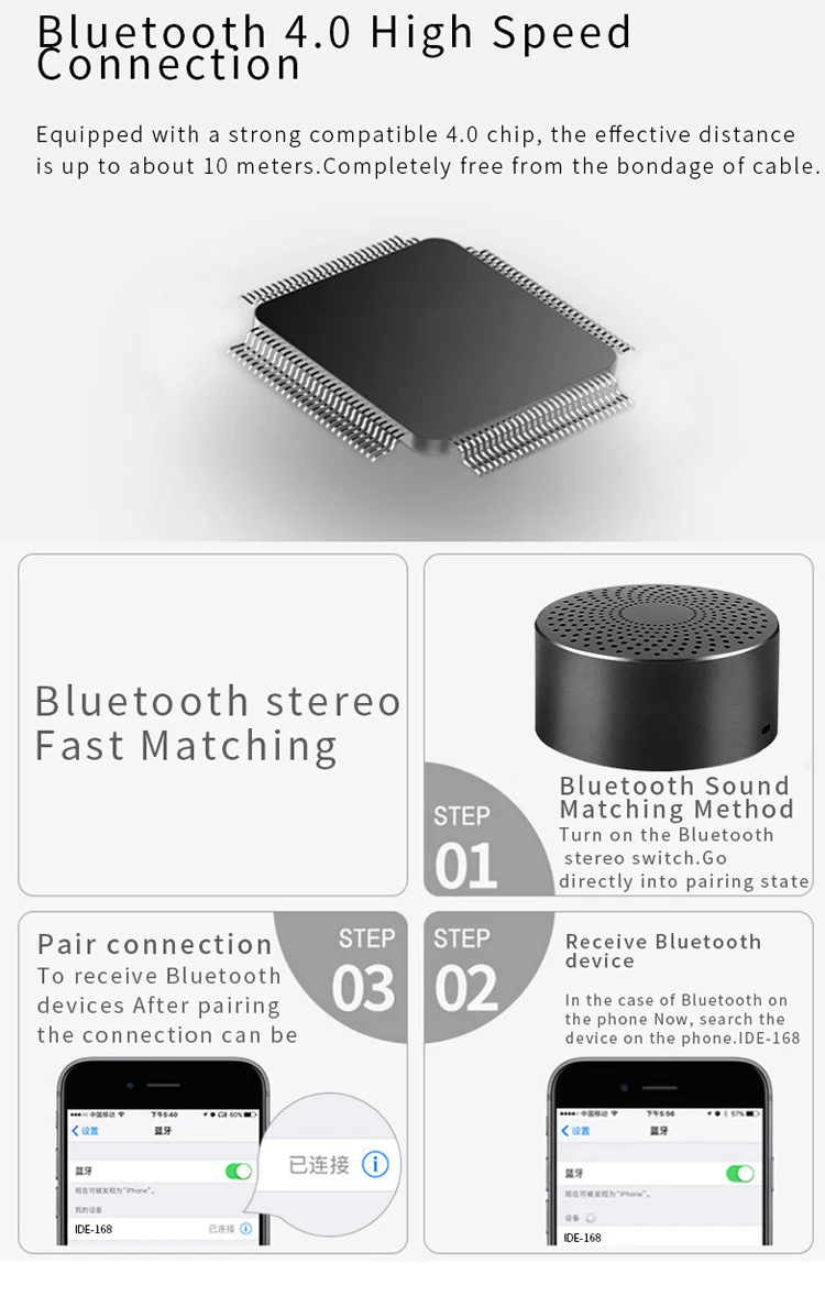 2019 Factory price Portable Mini smart pro wireless Speakers