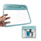 New Arrival Cheap Promotional Simple Style Transparent PVC Travel Makeup Cosmetic Bag Pouch Organizer Wash Bag