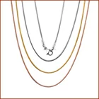 stainless steel snake chains for floating locket pendants
